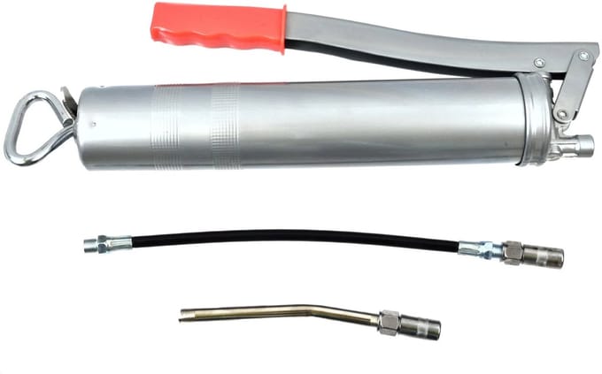 GEKO Vetsmeerpistool - Zijhendel - Antislip - 500 ml - Inclusief accessoires