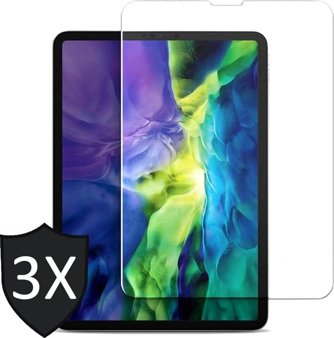 Screenprotector geschikt voor iPad Pro 2021 11 inch - Screen Protector Glas - 3 Stuks
