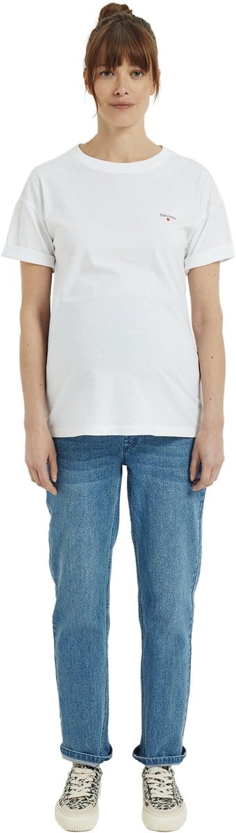 Vertbaudet Effen zwangerschapsshirt van katoen