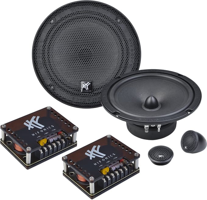 HiFonics TRX6.2C - Autospeaker - 16,5cm 2 weg composet - 165mm luidsprekers - 100 Watt RMS