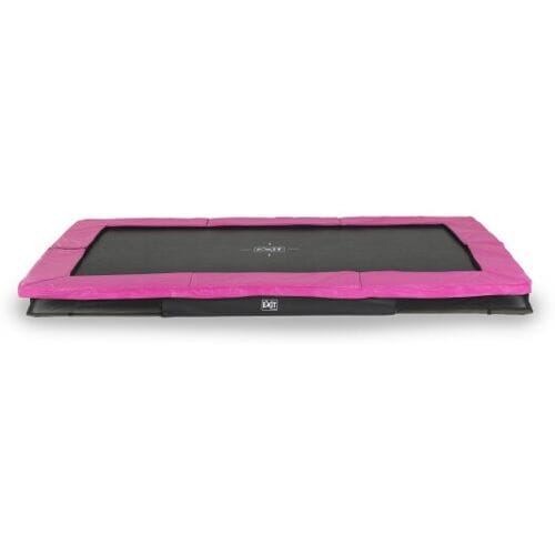 EXIT Silhouette Sporttrampoline 244x366cm - Inground - Ingraaftrampoline - Rechthoekig - Voor Kinderen - Roze