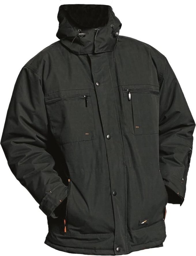 Winterjas/Parka Emerton zwart maat L  (heren winterjas)