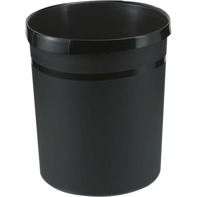 Papierbak Han Grip 18 liter rond zwart | 15 stuks