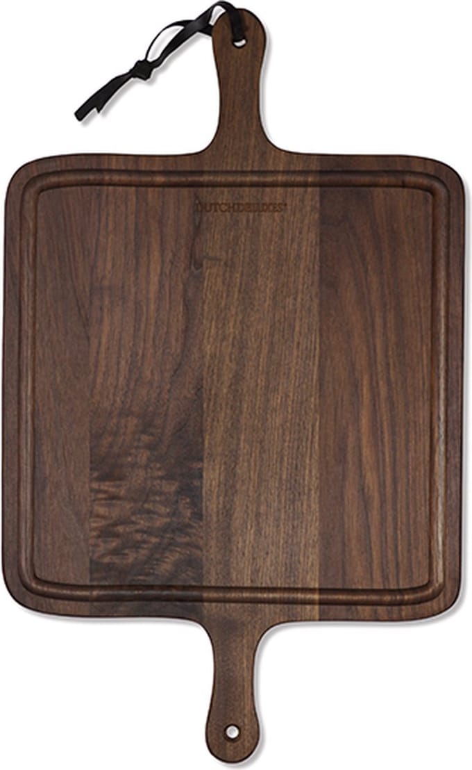 Dutchdeluxes - Geolied walnoot - Barbecue - BBQ - Plank - XL - Vierkant - Luxe - Multifunctioneel - Bruin