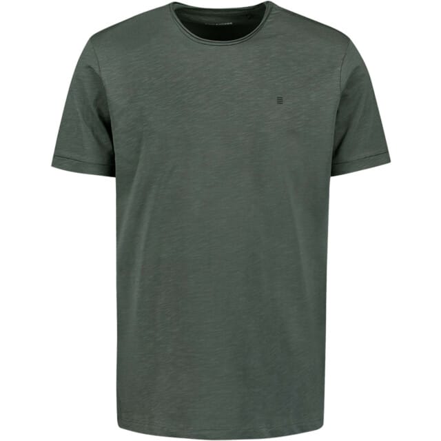 No Excess T-shirt crewneck slub dark steel