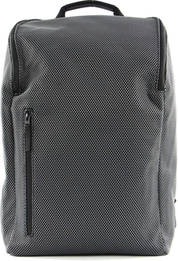 JOST Laptop rugzak Rugzak met laptopvak Mesh Man Daypack Backpack Silver Wit Zwart