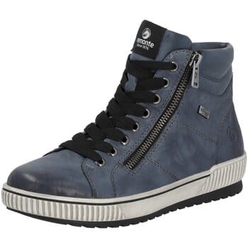 Remonte Veterboots blauw Leer - Maat 36