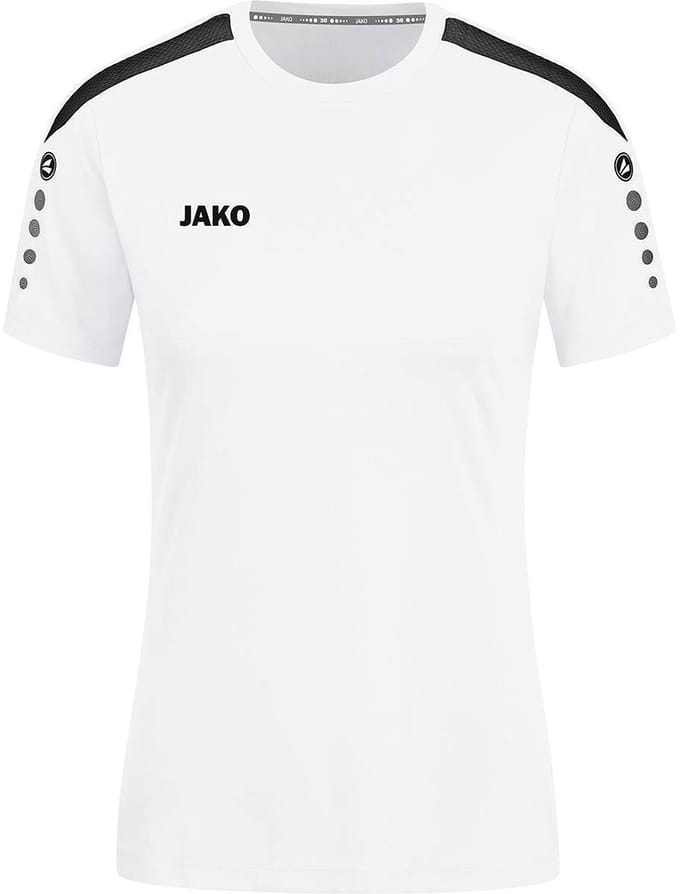 Jako Power Shirt Korte Mouw Dames - Wit | Maat: 40