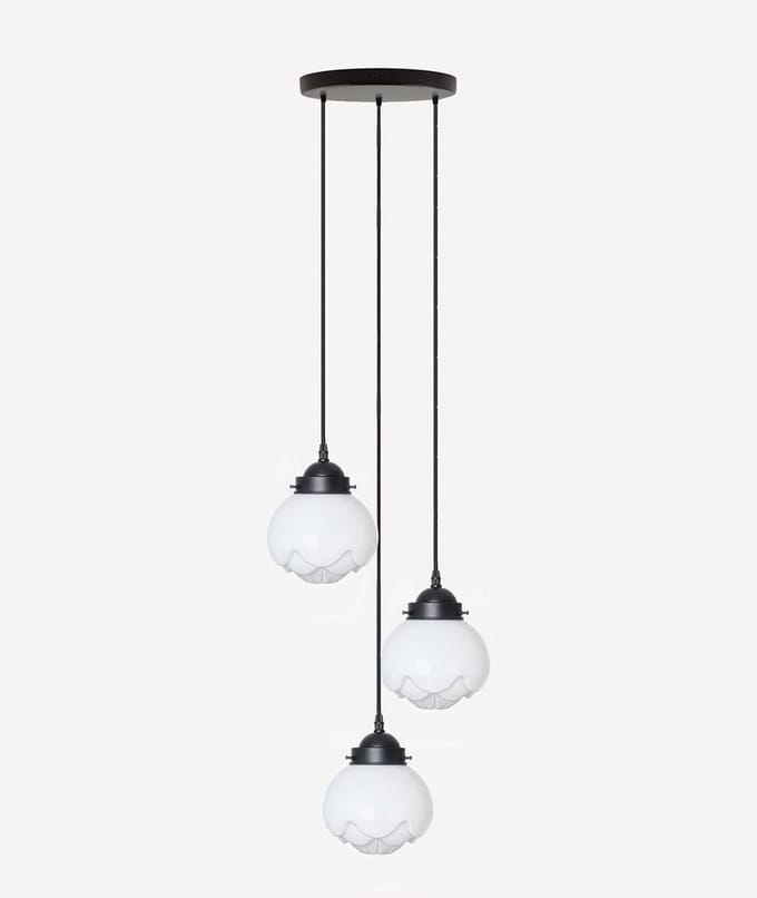 3 lichts hanglamp Paeonia - Art Deco Trade