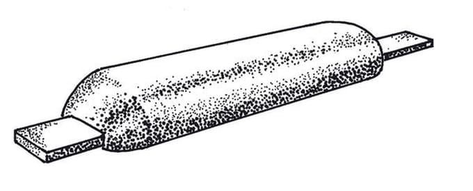 Plastimo Anode 1.8 kg Half-ei en strip 290x90x30mm