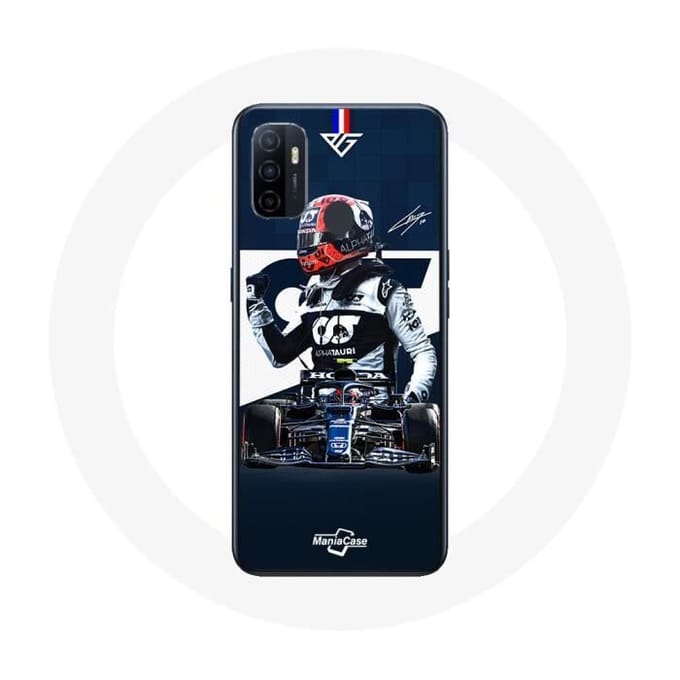 Coque - Formule 1 - Oppo A53 - Max Verstappen - Bleu - Rigide bleu