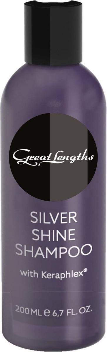 Great Lengths Silver Shine Shampoo 200ml - Normale shampoo vrouwen - Voor Alle haartypes
