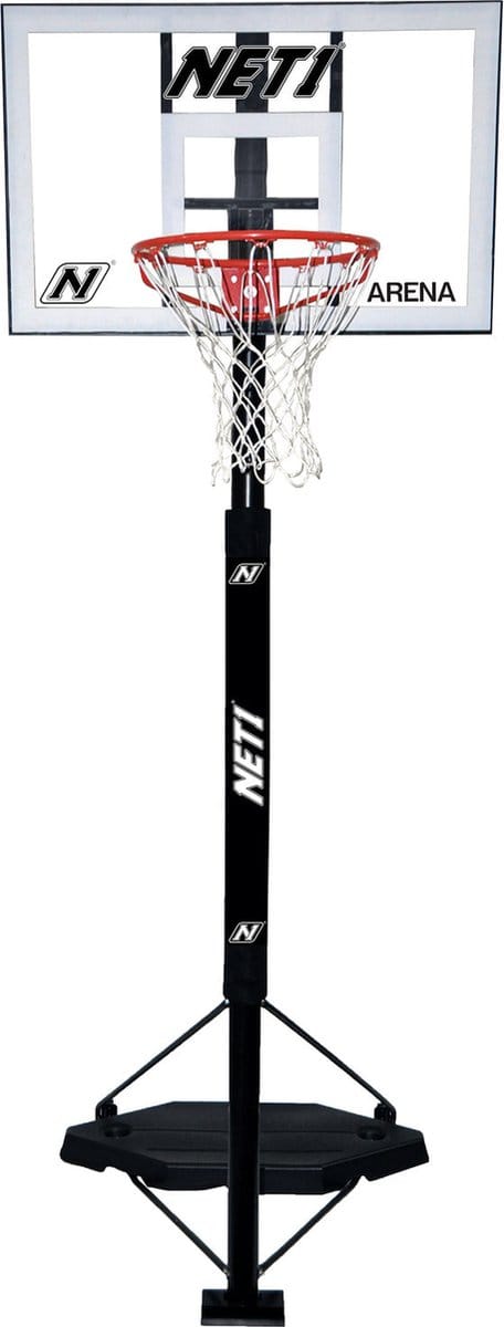 Net1 Arena verplaatsbare basketbalstandaard met ring - voor volwassenen
