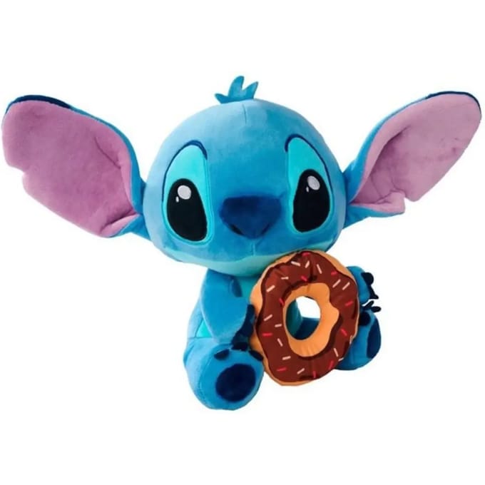 Simba Lilo & Stitch Knuffel Figure Stitch met Donut 25 cm Knuffeles