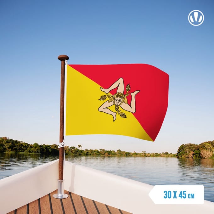 Siciliaanse vlag Sicilië 30x45cm