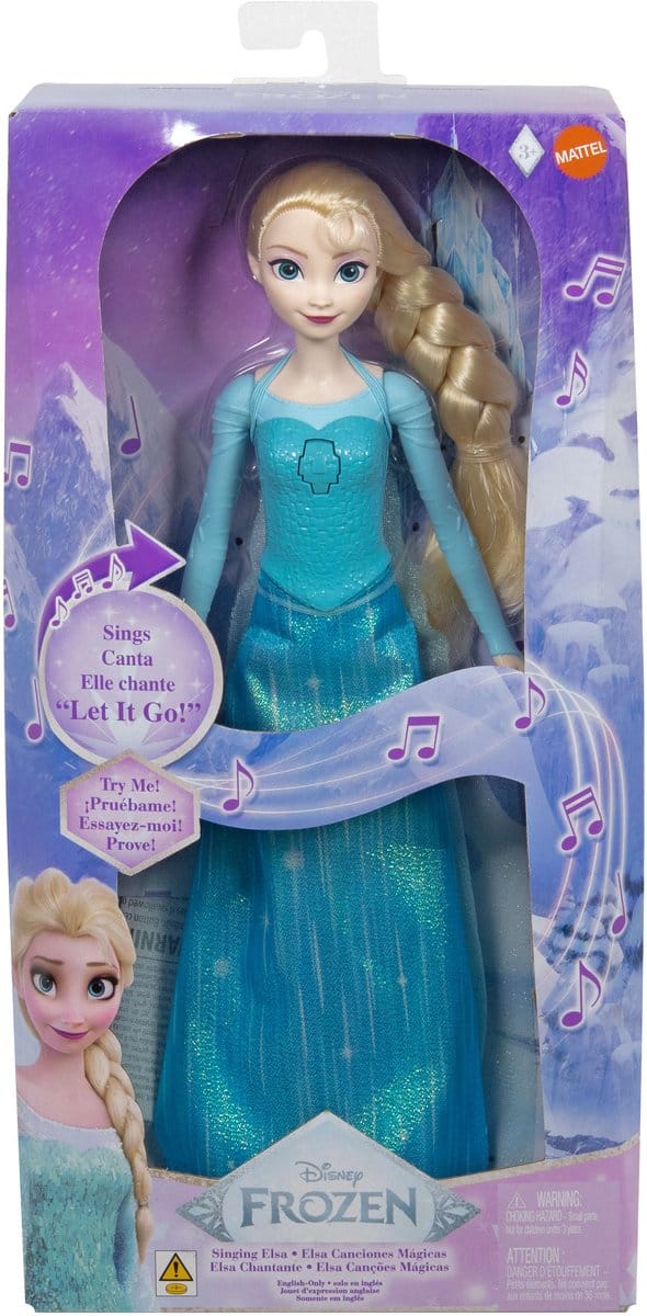 Mattel Frozen Elsa zingende pop - Disney speelgoed pop voor kinderen.