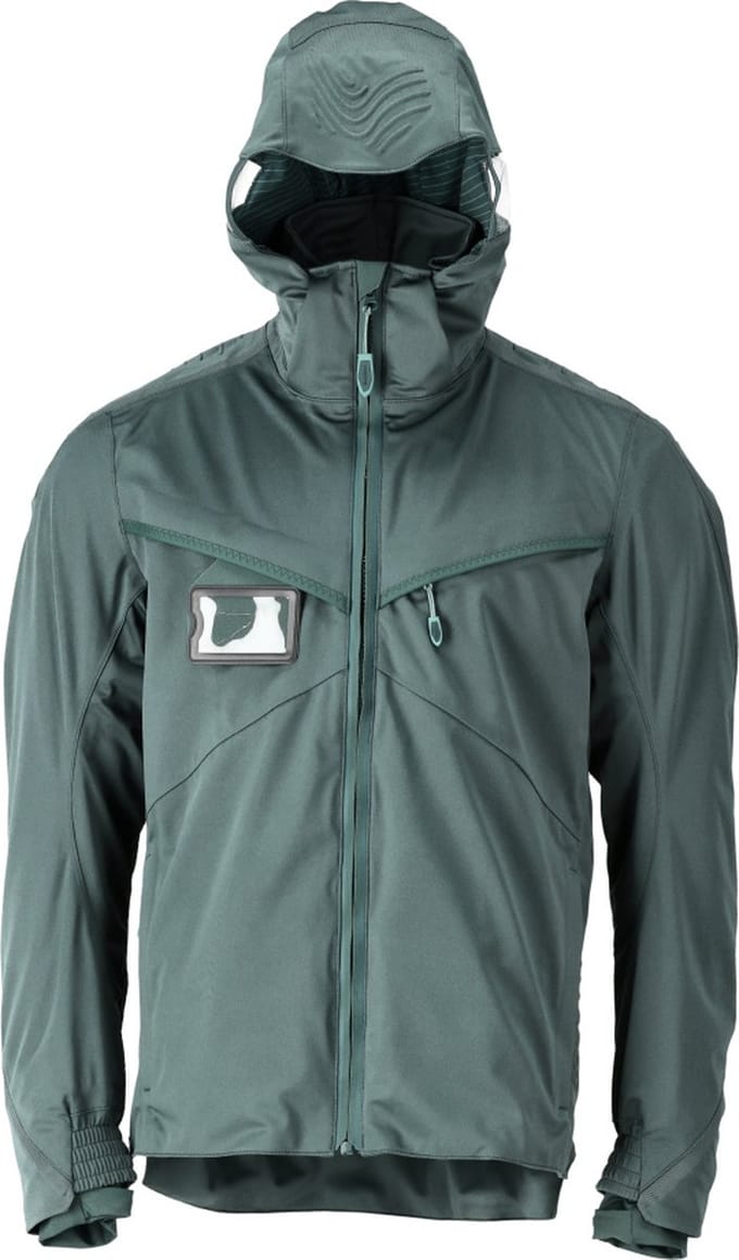 Mascot Customized Shell jas 22001-657 - Bosgroen - M