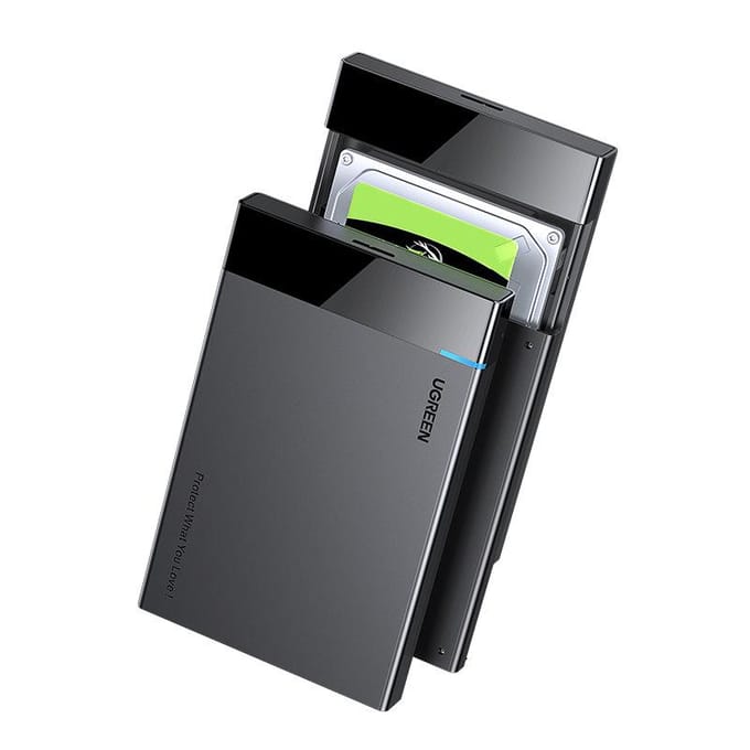 Ugreen - adapterbehuizing - voor SATA 2.5 6TB USB-C 3.0 schijf zwart - (US221)