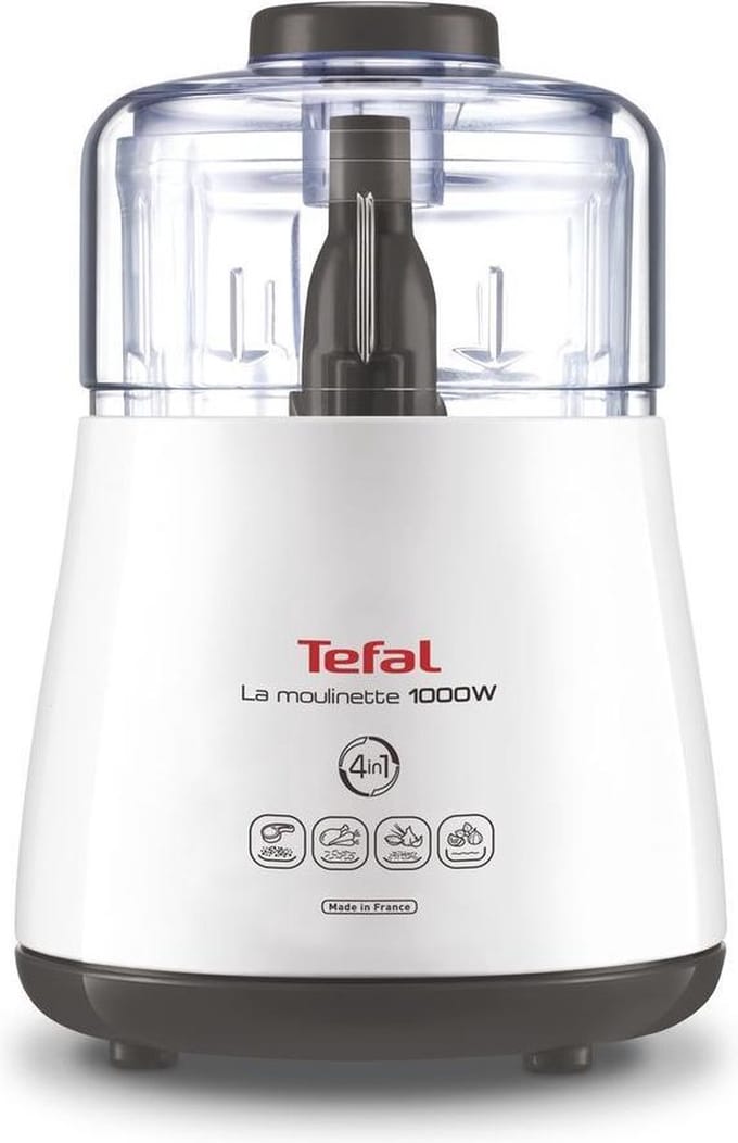 Tefal La Moulinette DPA 130 Hakmolen - Hakreservoir 300ml - 1000W - Wit