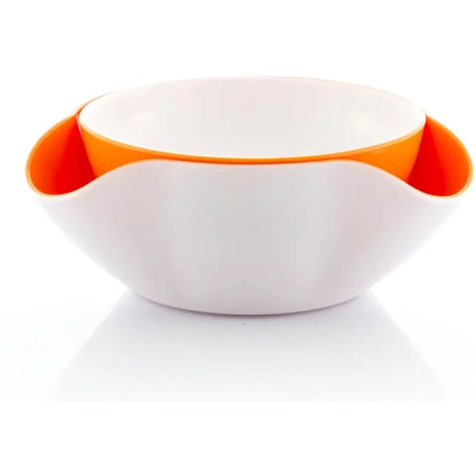 Bols pour Apéritifs - InnovaGoods - 2 en 1 - Plastique - 2 Pièces - Moderne wit