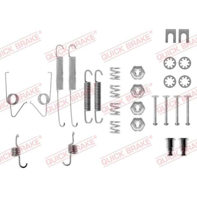 Toebehorenset, remschoenen QUICK BRAKE 105-0614