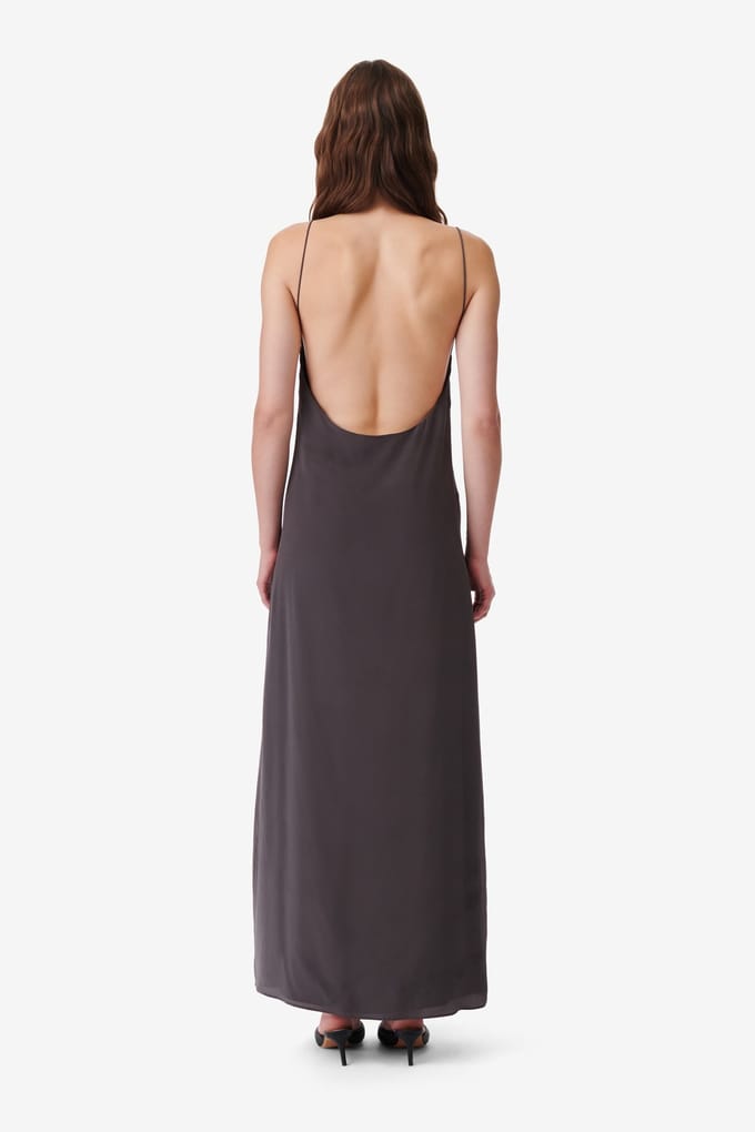 IRO Paris Gisela Dress Dark Grey Größe: 34 | Maxikleider Outlet | Damen | Grau