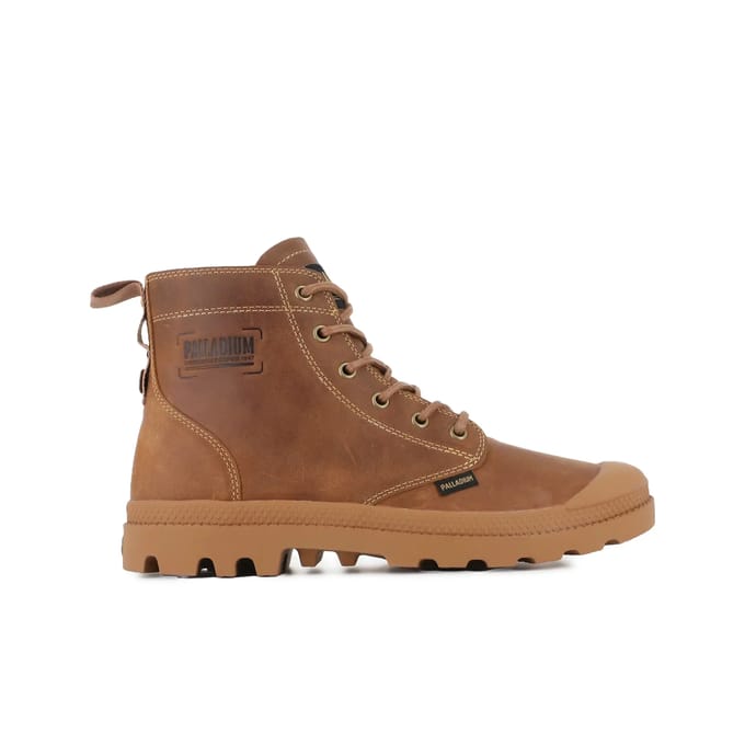 palladium - PAMPA ZIP LTH LEGACY - Vrije tijd half-hoogHeren veterschoenHeren sneakers - Kleur: Cognac - Maat: 43