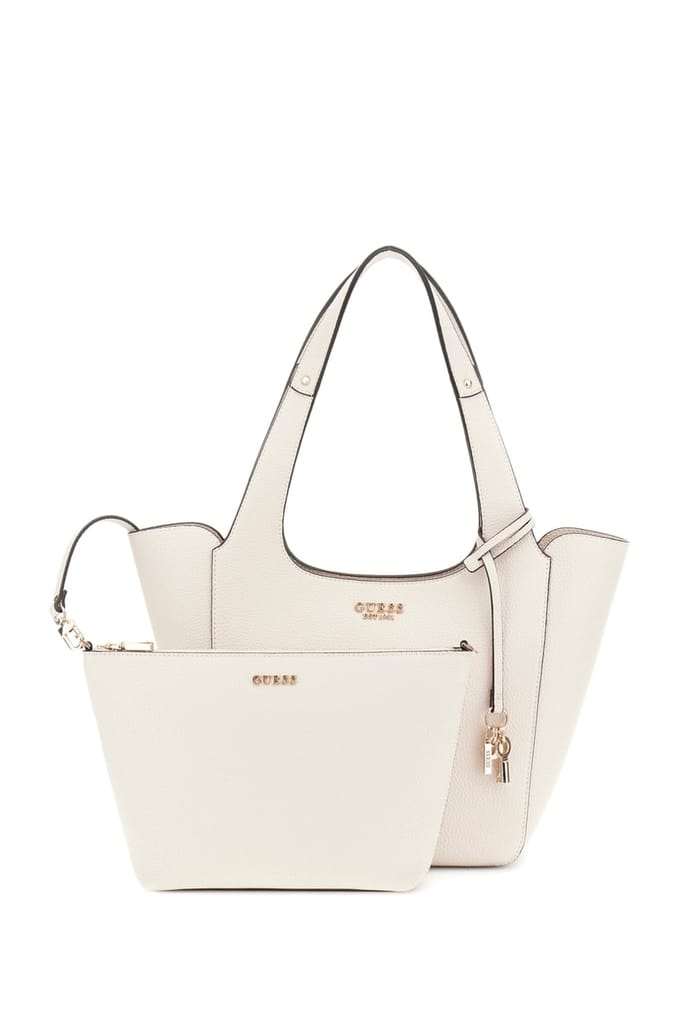GUESS Anadela 3 Comp Satch Bone Taglia: OS | Borse a mano Outlet | Donna | Bianco