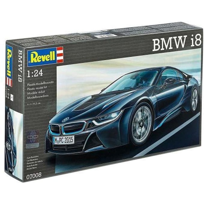 Revell Modelbouwpakket Auto - 07008 BMW i8 Plastic - 1:24 - Modelbouw