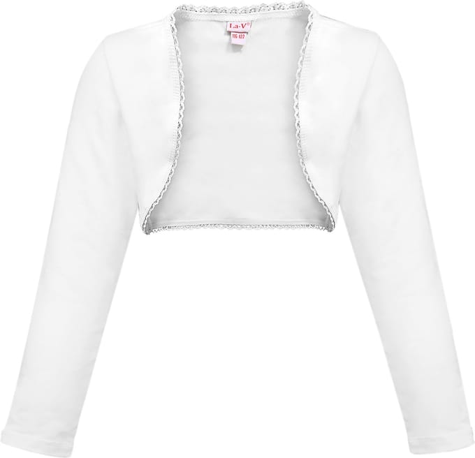 La V Bolero meisje wit 140-146