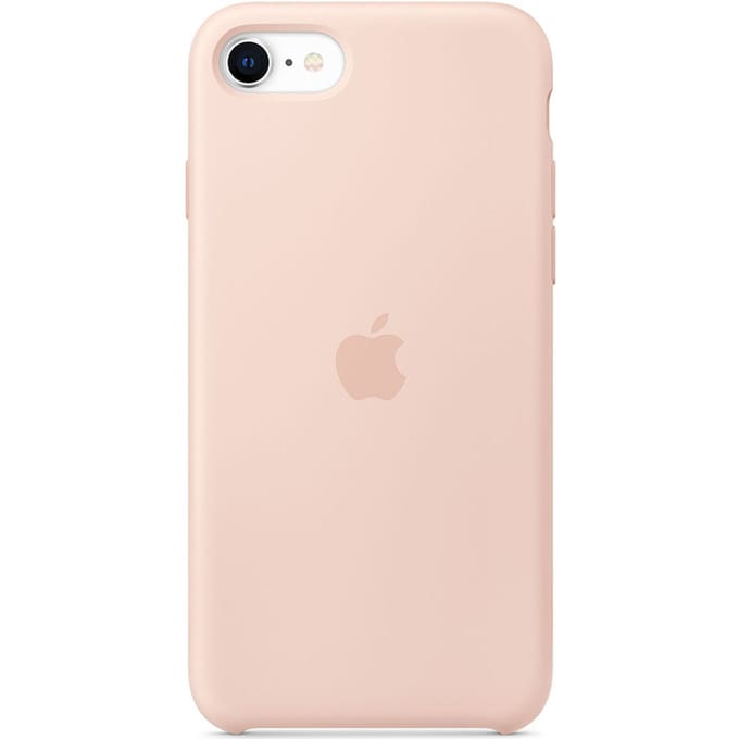 Silicone Backcover voor de Apple iPhone SE (2022 / 2020) - Pink Sand