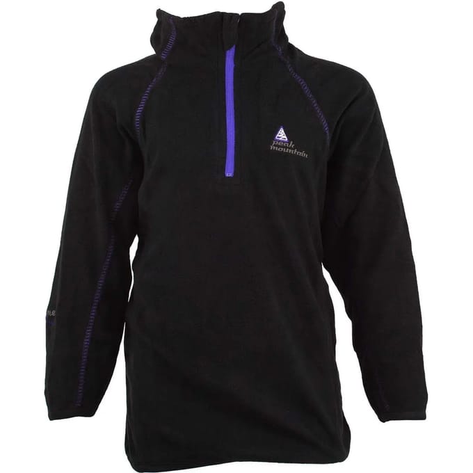 Microfleece sweatshirt met halve rits voor meisjes Peak Mountain Gafine