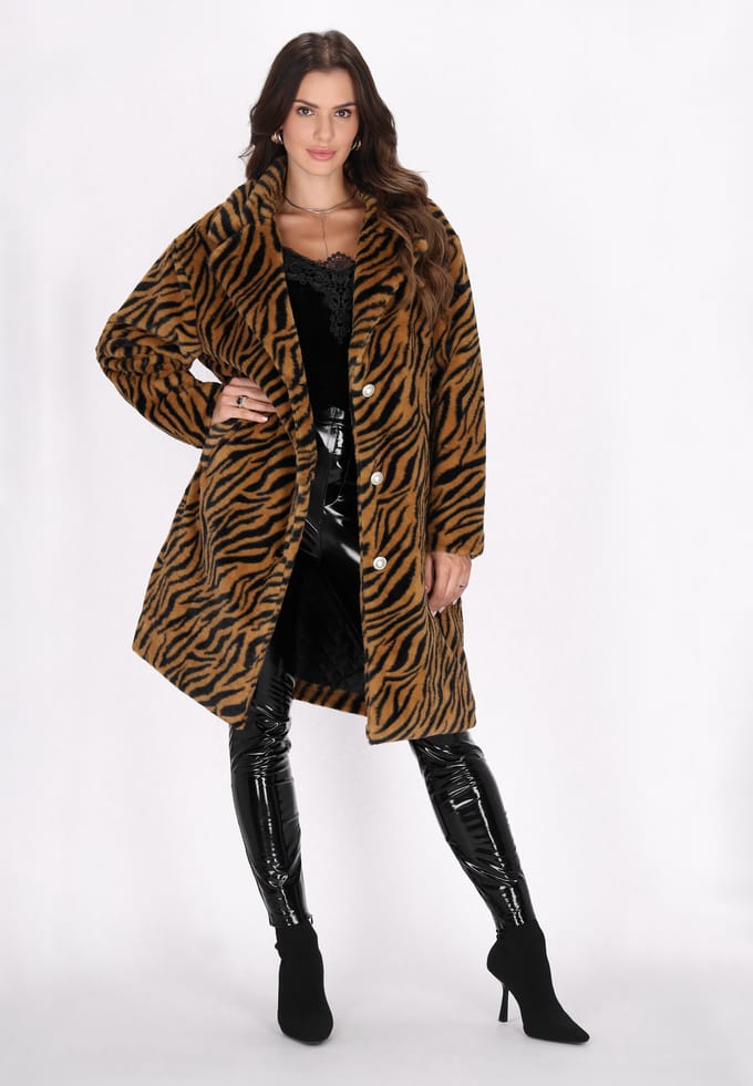 Faina Jas Dames bruin zwart