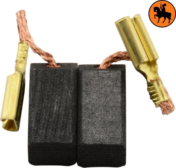 Koolborstelset voor Black & Decker P2000A - 6,3x6,3x13mm