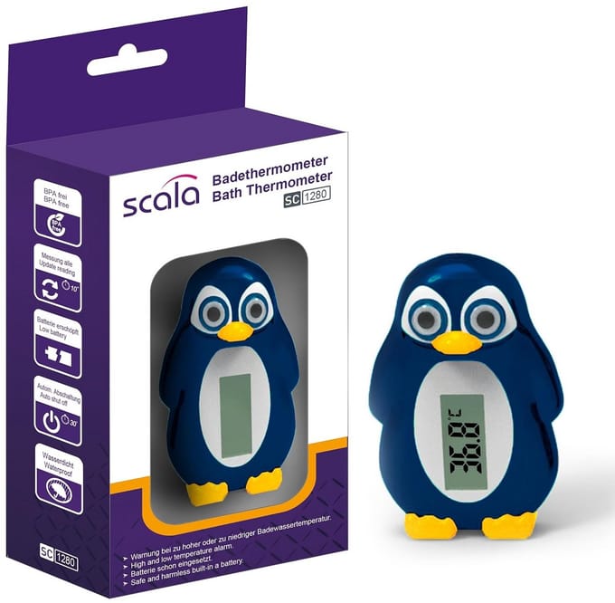 Digitale Badthermometer Pinguïn - Waterthermometer voor Baby en Kind