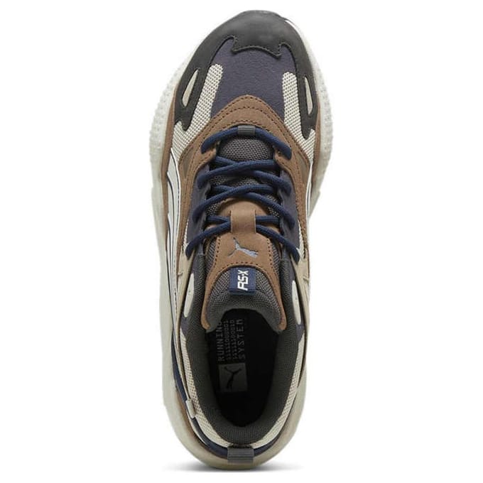 Puma RS-X Efekt Premium Desert Dust Shadow Grey Unisex Sneakers Tan 390776-44 38 gray
