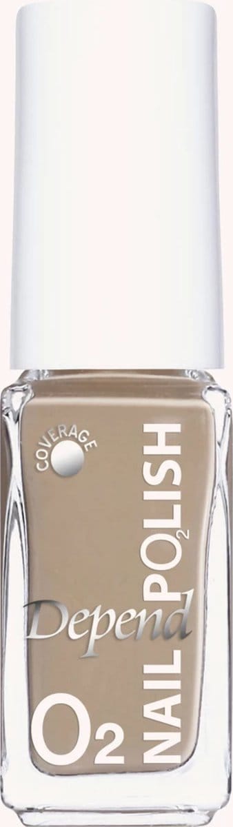 Depend Cosmetic | O2 Nail Polish | nagellak | bruin | nr.666 | 5ml - Zuurstofdoorlatend