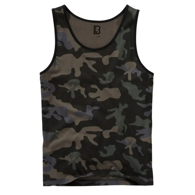 Brandit - Basic Tanktop - 5XL - Zwart/Bruin