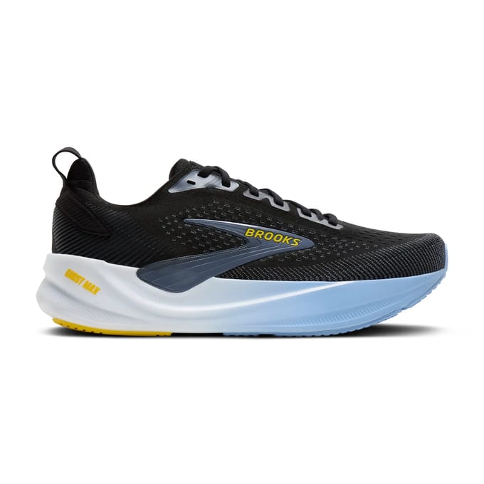 Brooks Ghost Max 4, Mannen, Zwart, Hardloopschoenen, maat: 42
