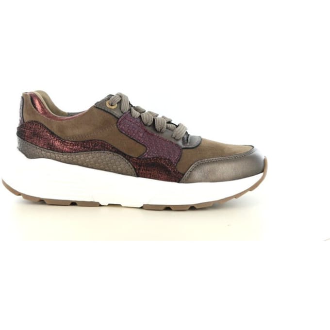 Xsensible Golden Gate Lady Sneakers - Leer - Dames - Bruin - Maat 38