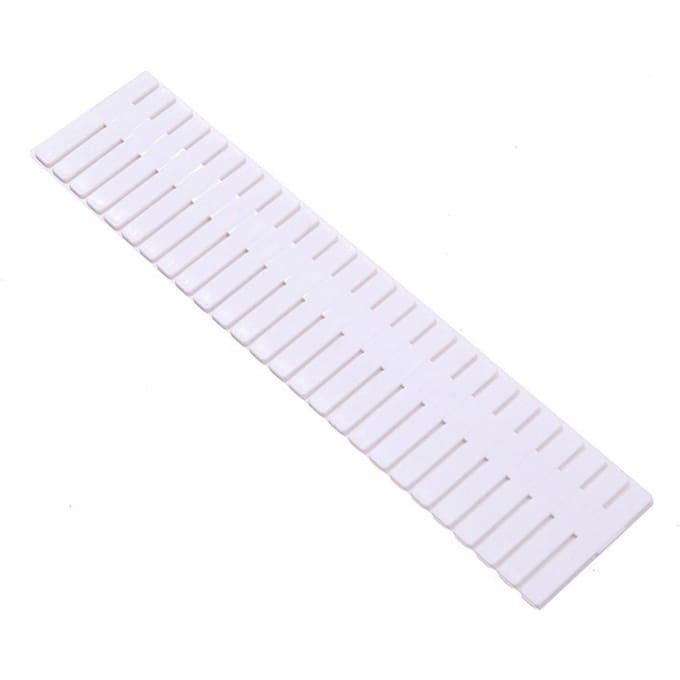 4 STUKS Ladeverdeler Organizer Plastic Lade Opbergvak Thuis Verstelbaar Schotwit Lang wit