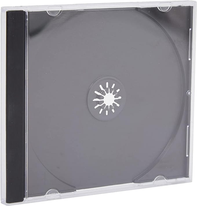25 Stuks Zwarte Single CD Jewel Cases - Standaard CD Hoesjes