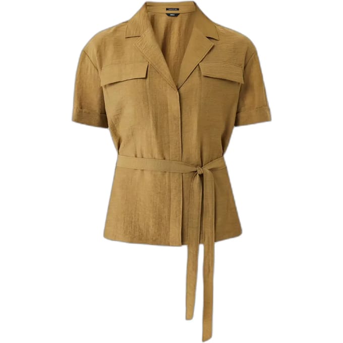 Linnen blouse voor dames Mexx Safari