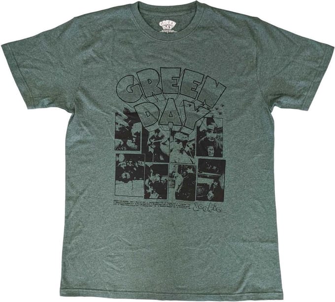 Green Day - Dookie Frames Heren T-shirt - XL - Groen