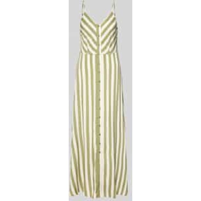 maxi-jurk van viscose met knoopsluiting model 'SAVANNA'