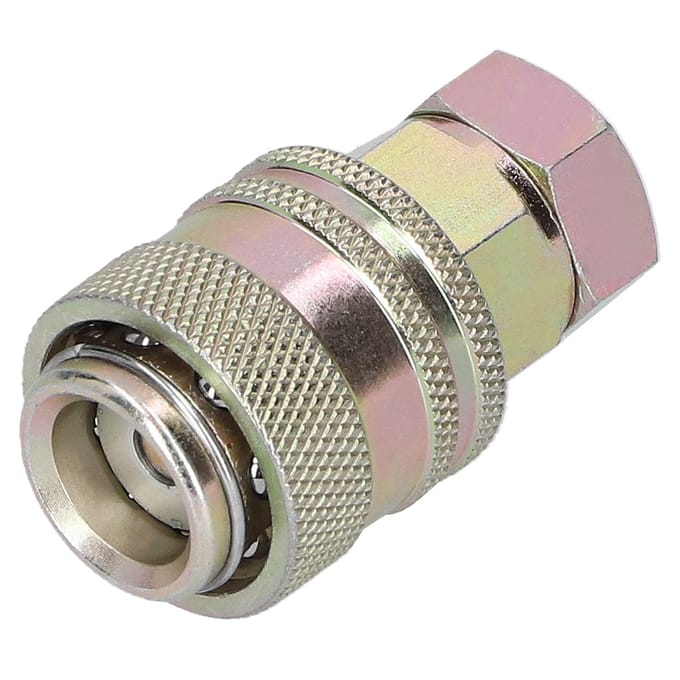 Hydraulische Testadapter Snelkoppeling Vrouwelijk Drukmeetconnector PTPPT G18in black