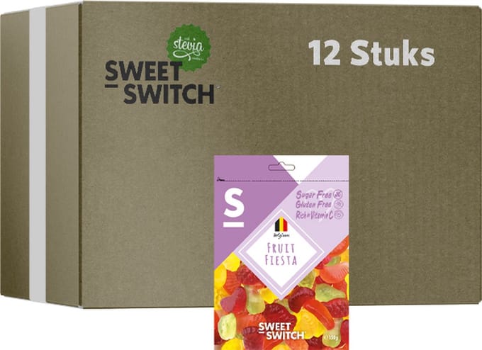 Sweet Switch | Fruit Fiesta | 6 stuks | 6 x 100 gram