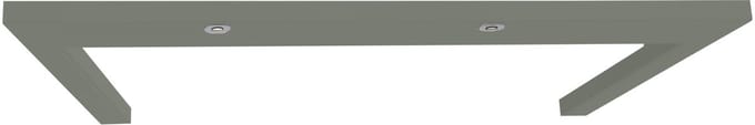 B Bright Kranslijst met verlichting kast Chateau - 100 x 3 x 58 cm - saliegroen