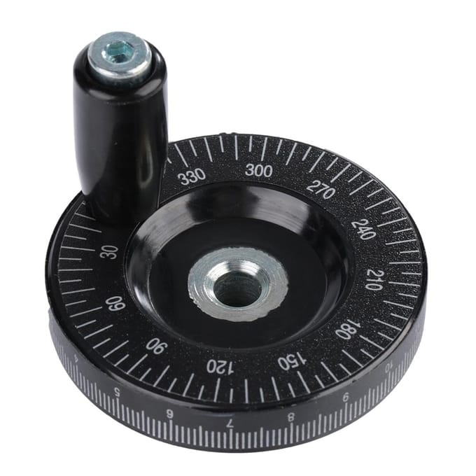 1 stuks 63 mm Massief bakeliet Handwiel Schaal Handwiel Machineaccessoires