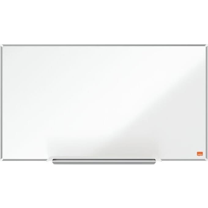 Nobo Impression Pro Widescreen Magnetisch Whiteboard Van Staal Met Pennengoot - Inclusief Nobo Whiteboard Marker - 710x400mm - Wit